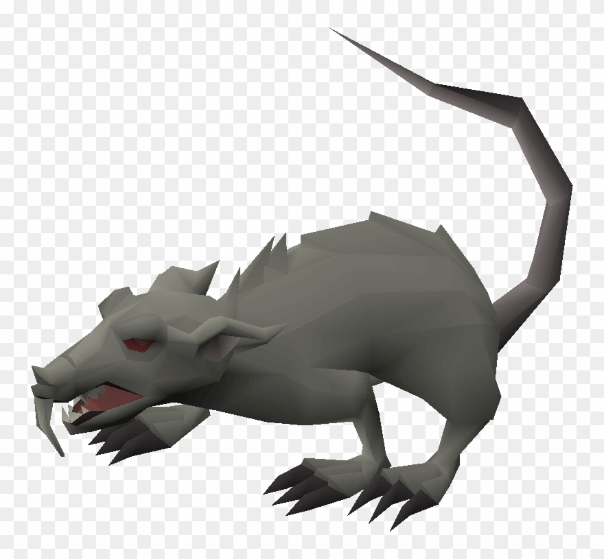 Giant Sewer Rat - Old School Runescape Animals Clipart