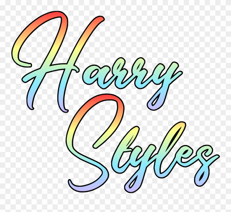 Harrystyles Sticker - Calligraphy Clipart