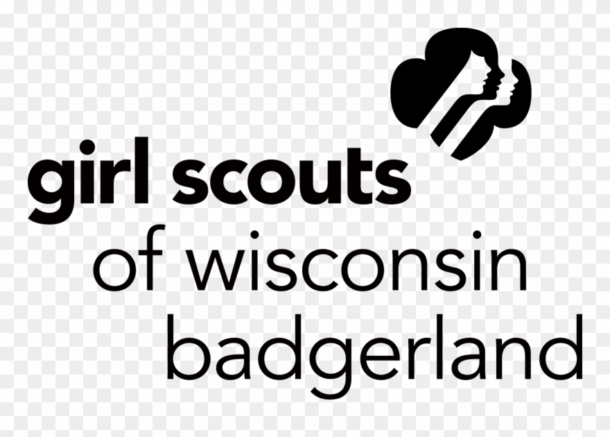 Girl Scout Trefoil Girl Scout Trefoil-black - New Girl Scout Clipart
