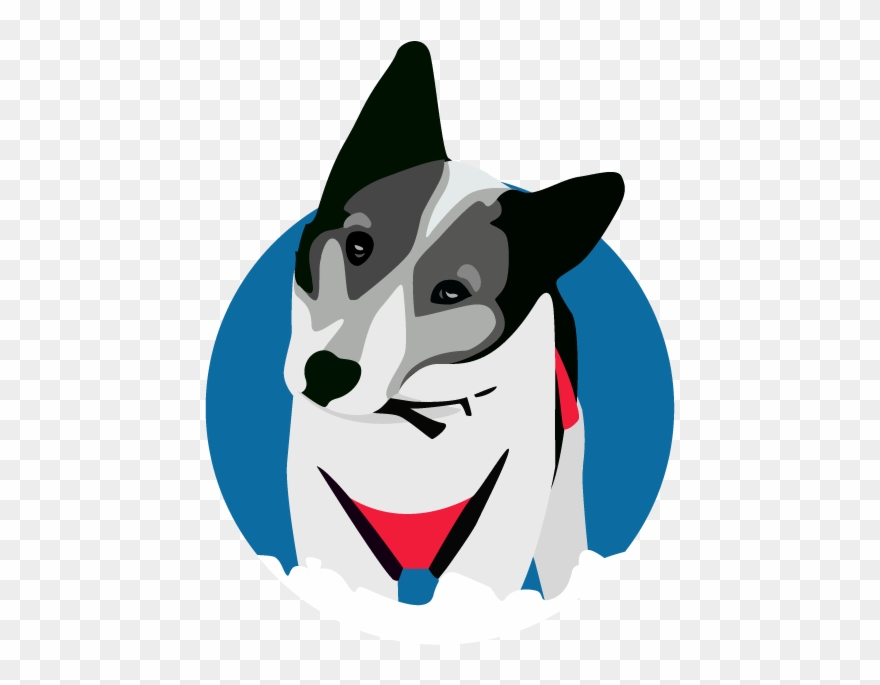 Powderdogslogodogonly 01 - - Cartoon Clipart