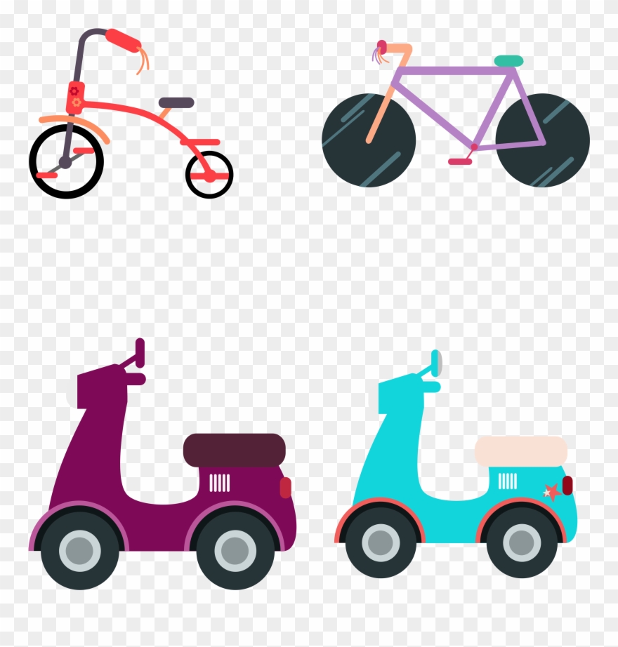 Neighborhood Wheels Clipart