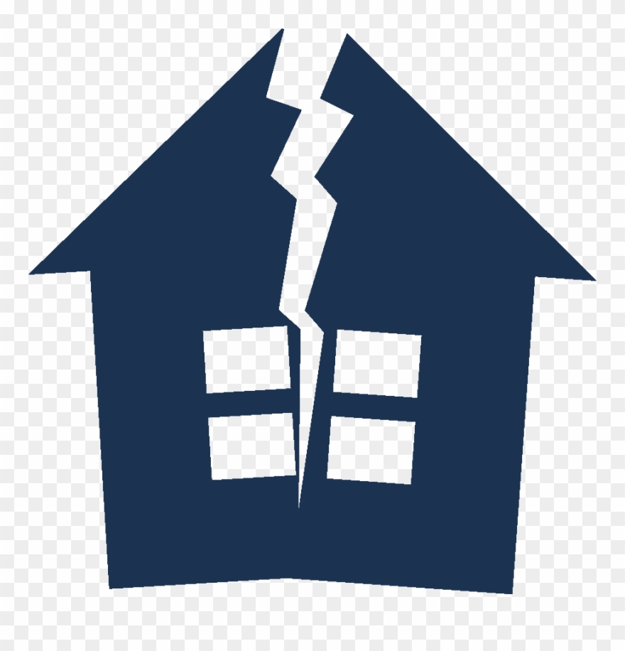 Broken Home Clip Art - Png Download