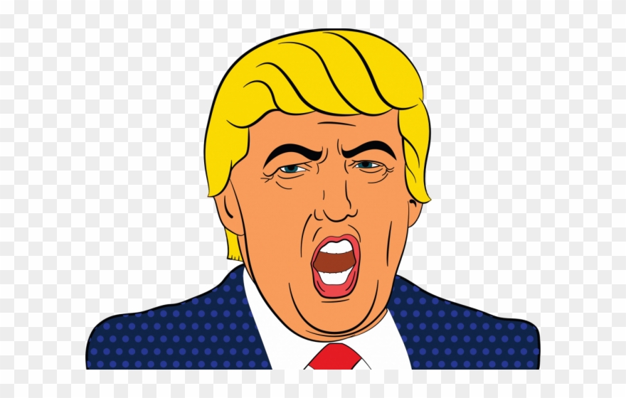 Caricatures Clipart Presidential Candidate - Donald Trump Cartoon - Png Download