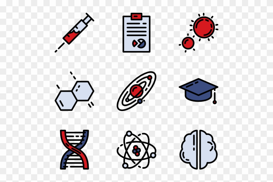 Science Study Elements Clipart