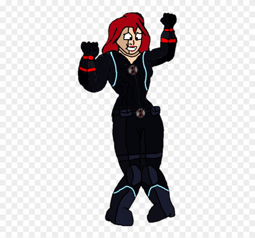 Black Widow Dancing By - Avengers Ultron Revolution Black Widow Clipart