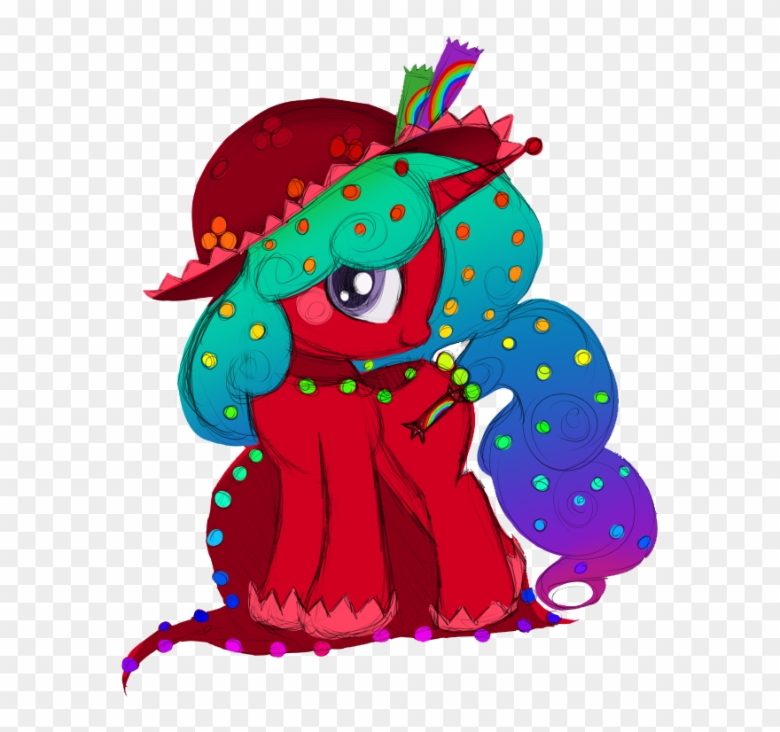 Skittles Pony Auction - Illustration Clipart