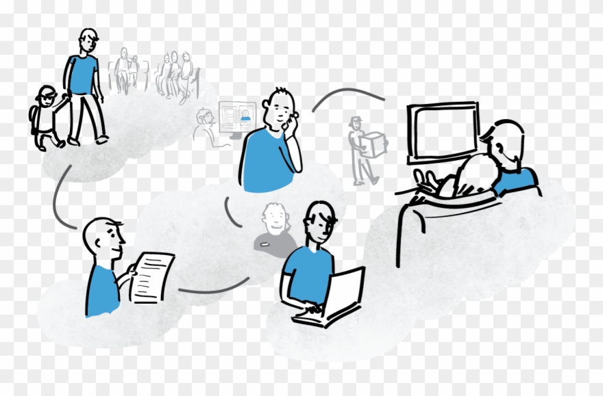 Engage Customers And Connect The Organisation Clipart