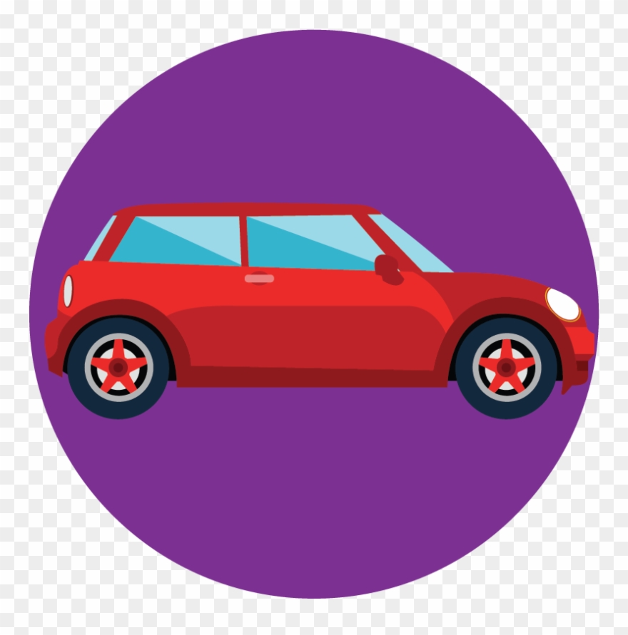 Mini Cooper Clipart Pink Car - City Car - Png Download