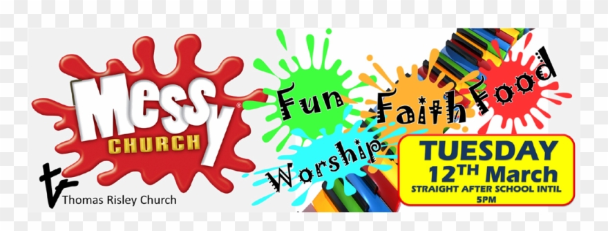 Messy Church - Graphic Design Clipart