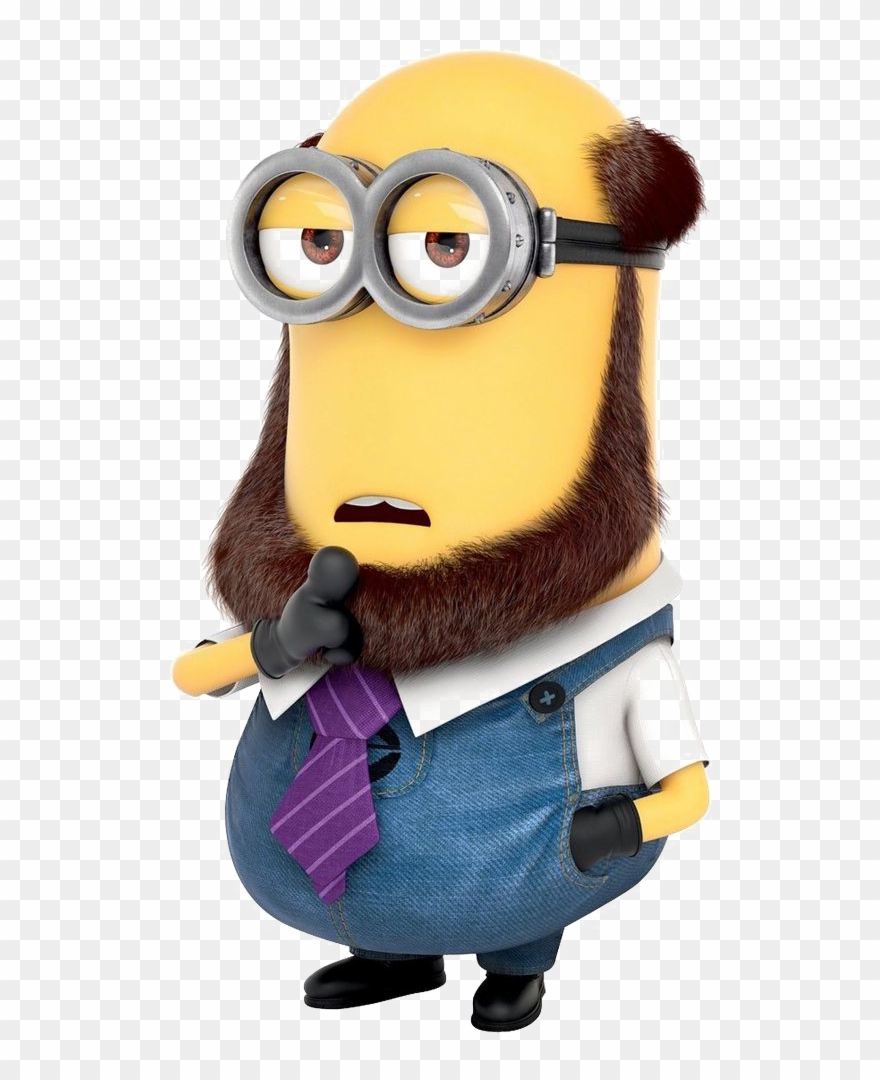 Minion Png - Minion With Beard Clipart