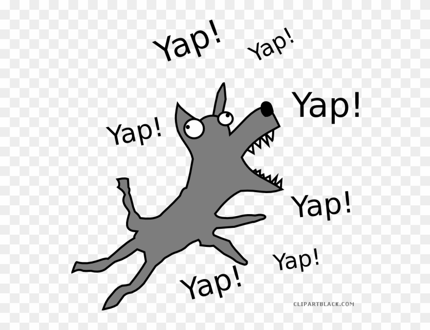 Barking Dog Clipart - Yap Clipart - Png Download