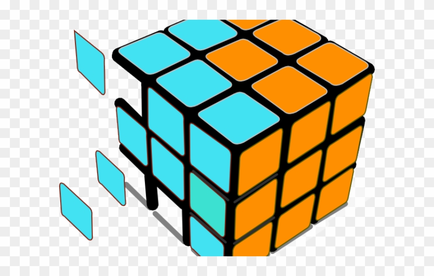 Cube Clipart Small - Bang Bang Movie Rubik's Cube - Png Download