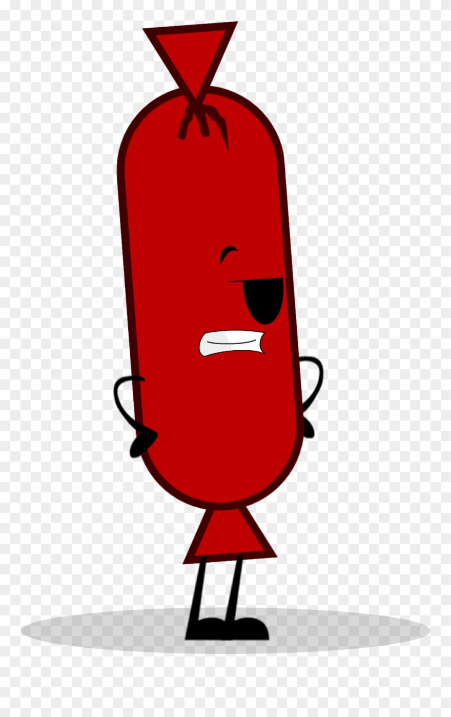 Smoked Sausage - Butter Knife Object Show Clipart
