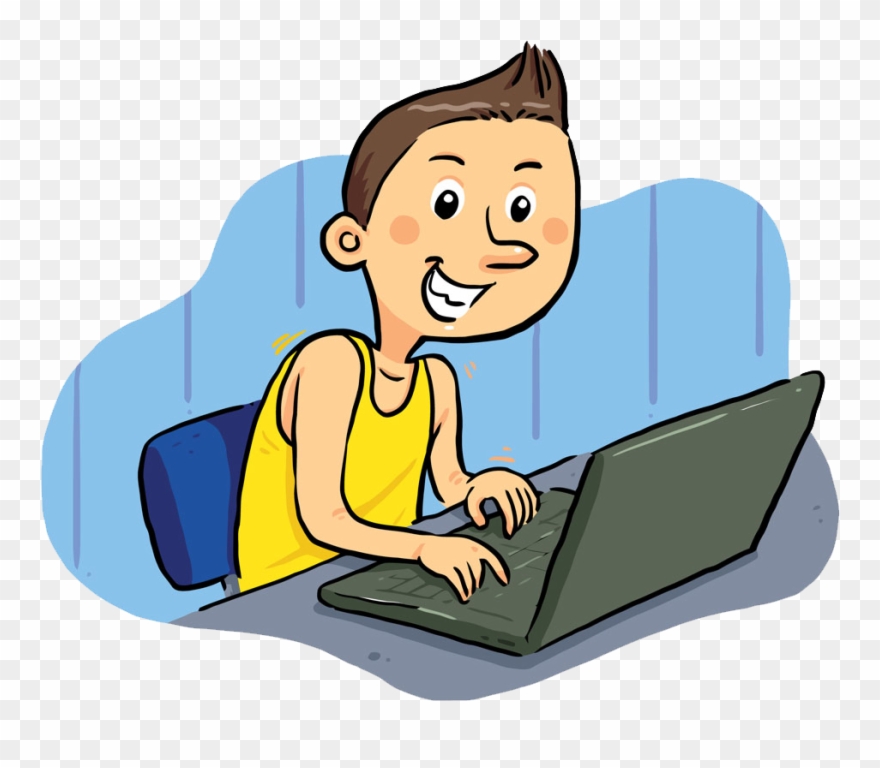 1000 X 1000 2 - People Typing Clip Art - Png Download