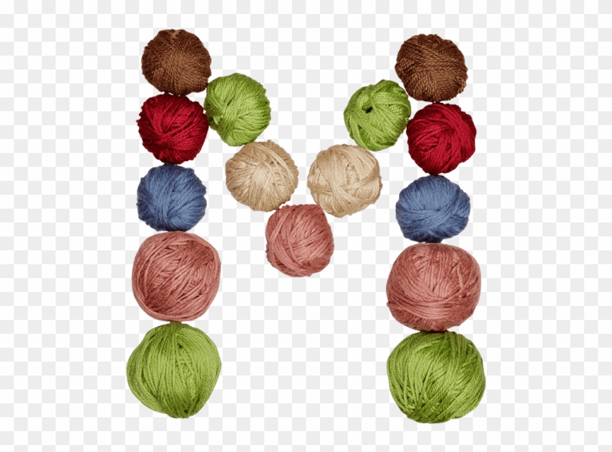 Clew Balls Font - Thread Clipart