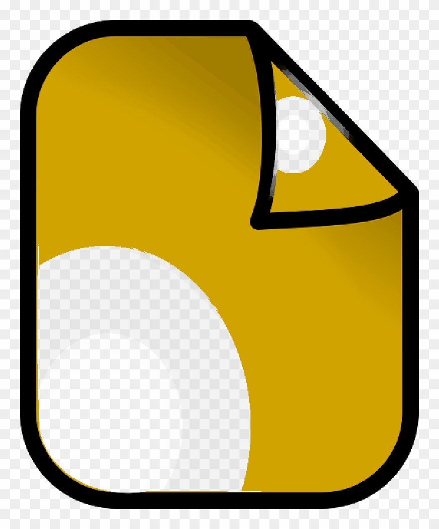 Computer, Icon, Folder, Paper, Gold, Theme, Sheet - Sheet Icon Clipart