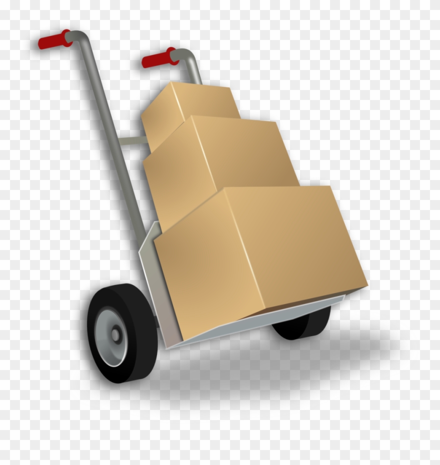 Hand Truck - Hand Truck Clip Art - Png Download