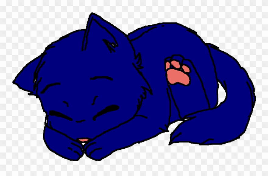 Iris Pup Sleeps Clipart