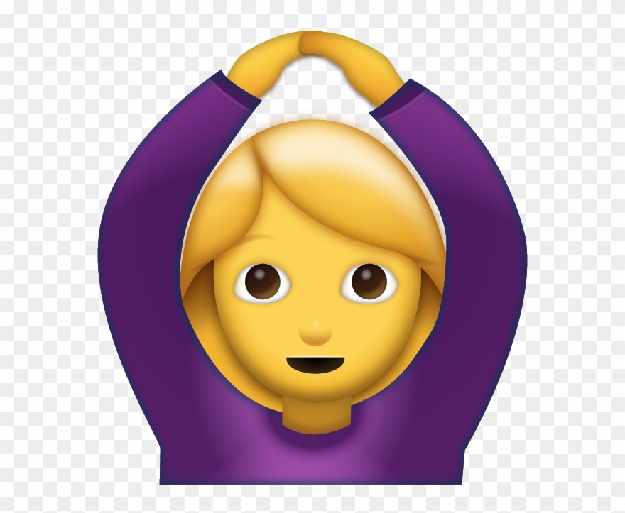 Woman Saying Yes Emoji Clipart