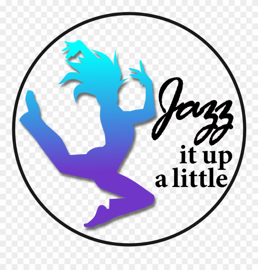 Jazz It Up A Little/ Dance Button - Red Circle Clipart