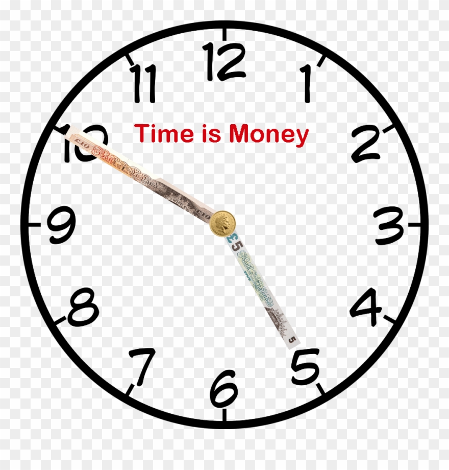 Time Is Money Transparent Image - Clock Gif Transparent Background Clipart