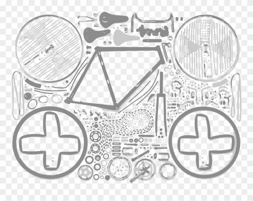 0170 Parts Of A Bicycle - Todd Mclellan Things Come Apart Clipart