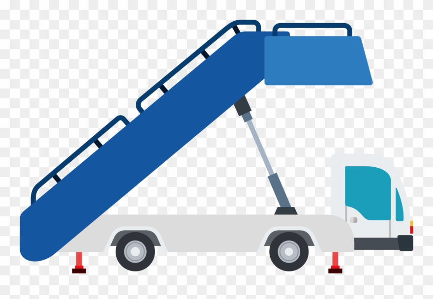 Airport Clipart Truck - Png Download