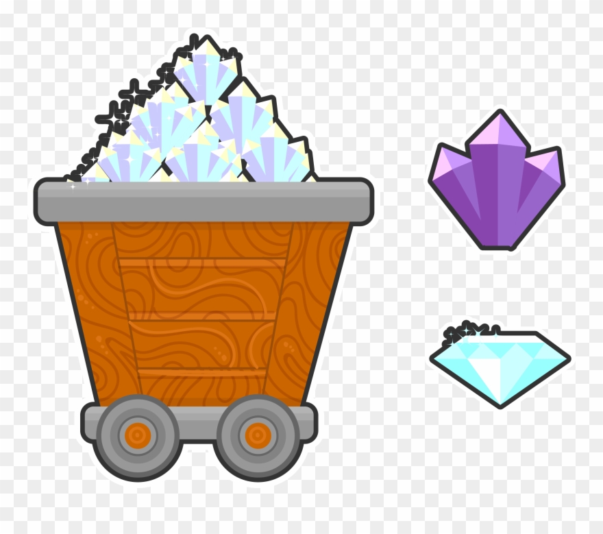 Diamonds Clipart Mines - Png Download