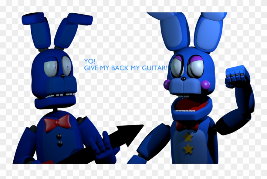 Rockstar Bonnie Trying To Get His Guitar Back From - Rockstar Bonnie Guitar Png Clipart