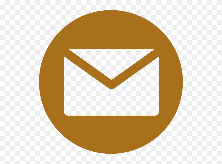 Contact Hickory Street Cabinets, Troy Il By Email - Email Round White Icon Png Clipart