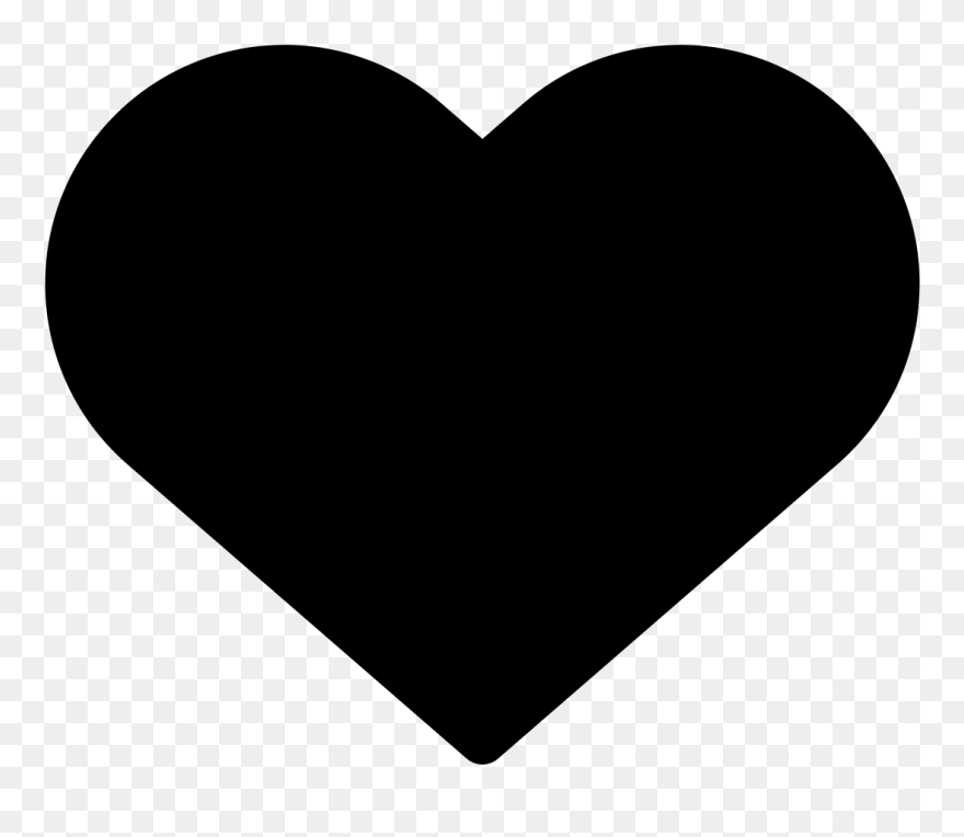 Download Png - Heart Icon Transparent Background Clipart