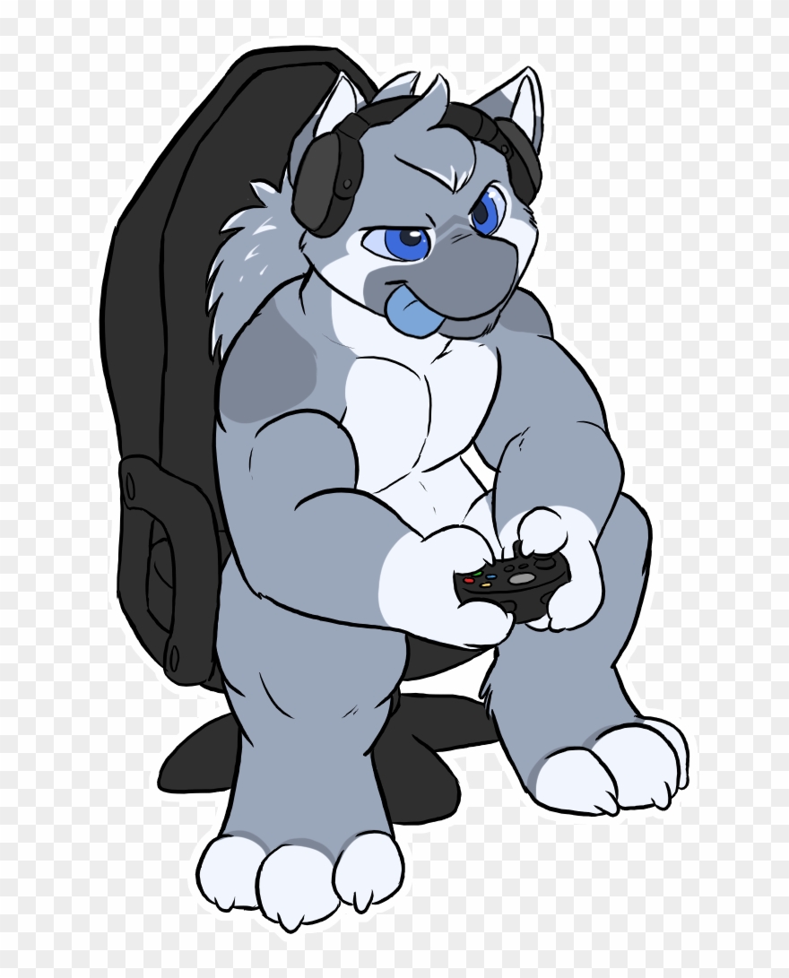 Gamey Frost - Cat Yawns Clipart