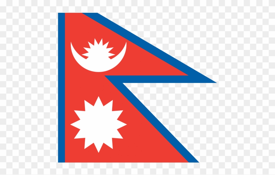 Nepal Cliparts - Nepal Flag - Png Download