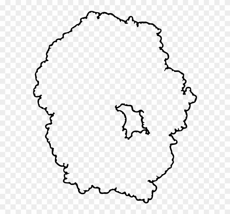 70s Ecoli Ribosome Outline - 70s Ribosome E Coli Png Clipart