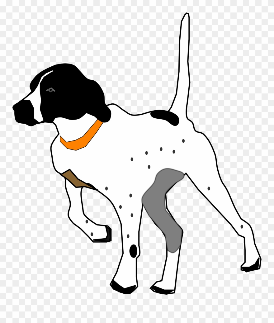 Big Image - Dog Catches Something Clipart