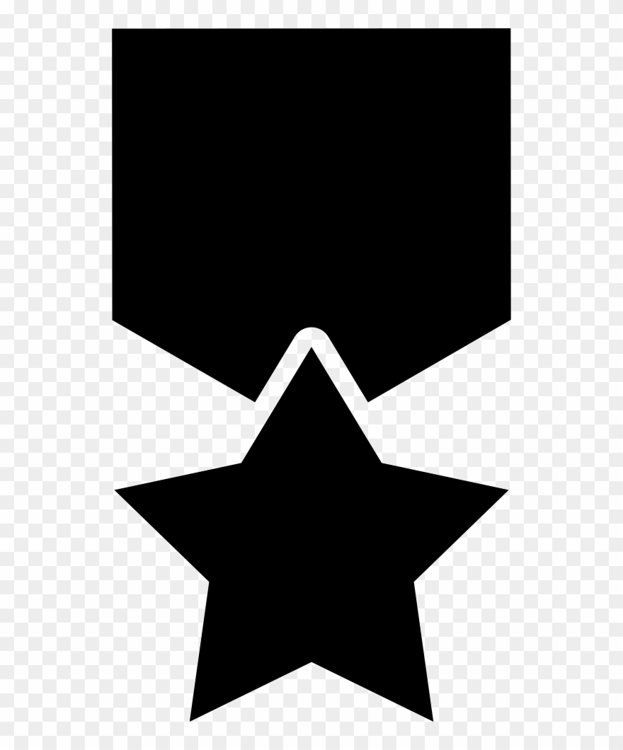 Star Hanging Of A Ribon Comments - Illustration Clipart