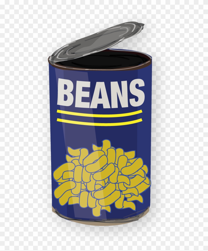 Metal Can Beans Z 500 - Water Bottle Clipart