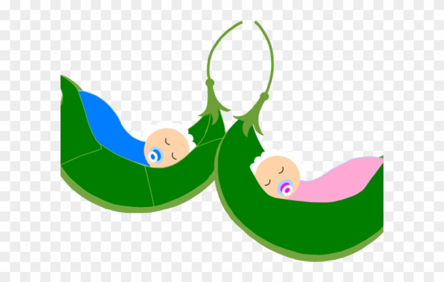 Pea Clipart Large - Pea Pods - Png Download