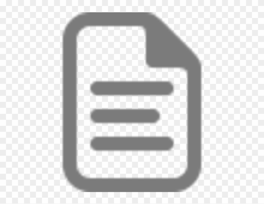 Document Image - Simple Document Icon Clipart