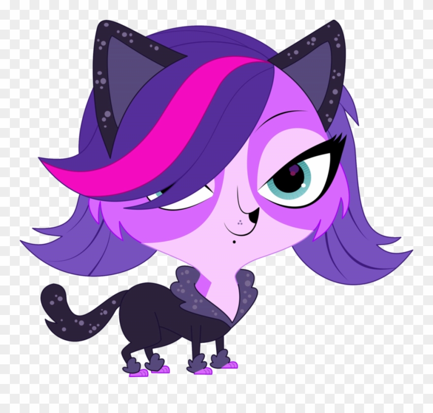 Lps Zoe's Black Cat Outfit Vector By Varg45 - Zoe Littlest Pet Shop Clipart