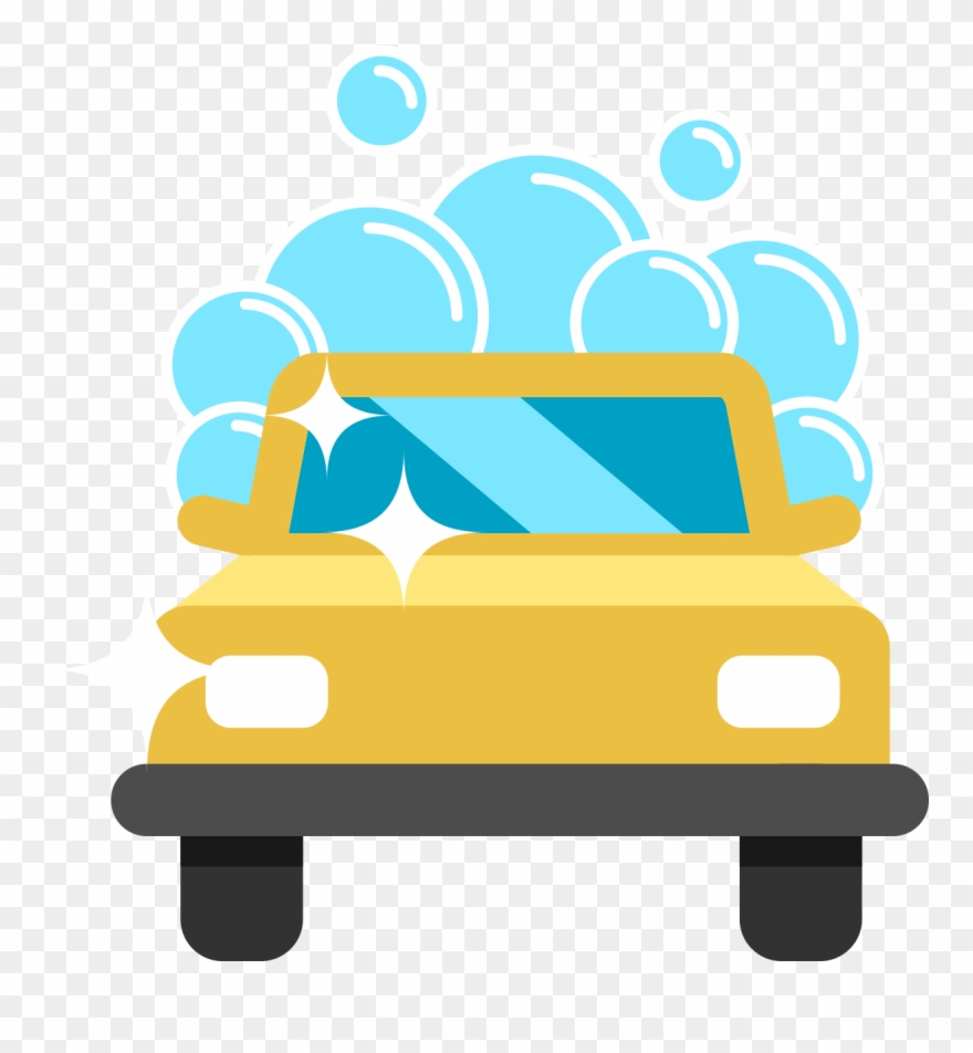 Clipart Of Wash, Car Was And Auto Detail - Car Wash Png Icon Transparent Png