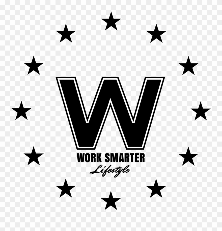 Work Smarter Lifestyle Logo - Emblem Clipart