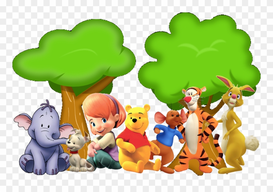 Winnie The Pooh - Winnie The Pooh Png Party Clipart