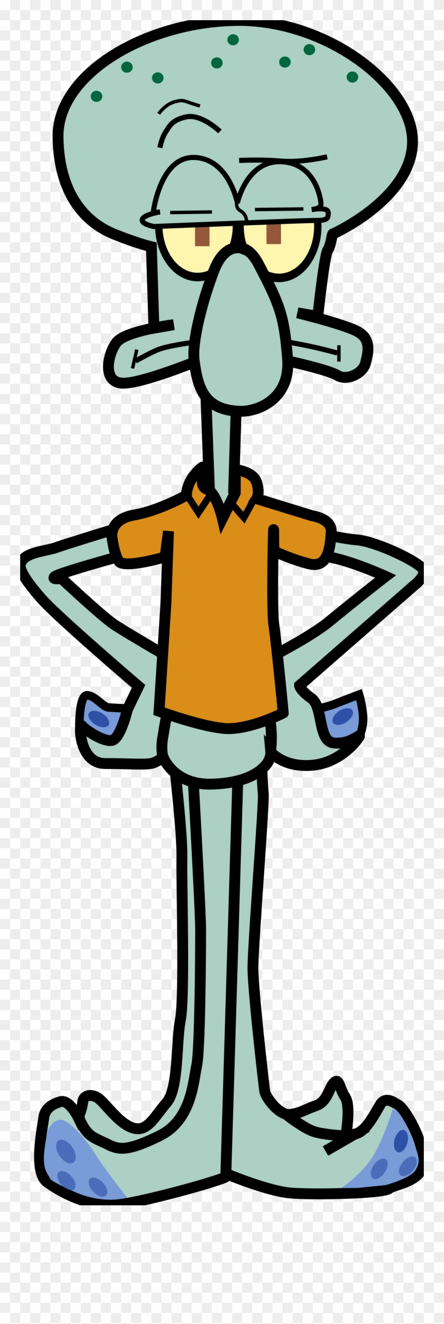 Squidward Tentacles Picture - Spongebob Squarepants Squidward Clipart