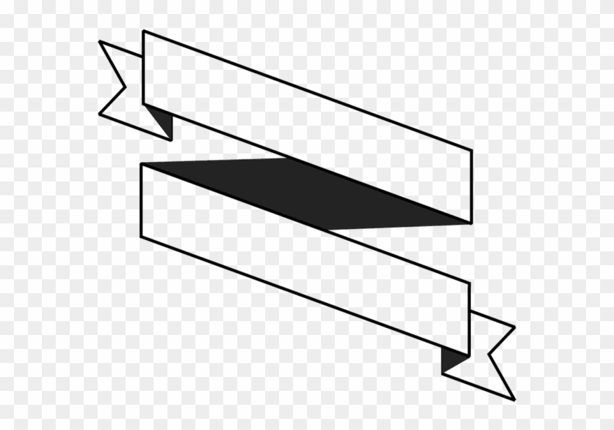 600 X 600 1 0 - Banner Outline Clipart