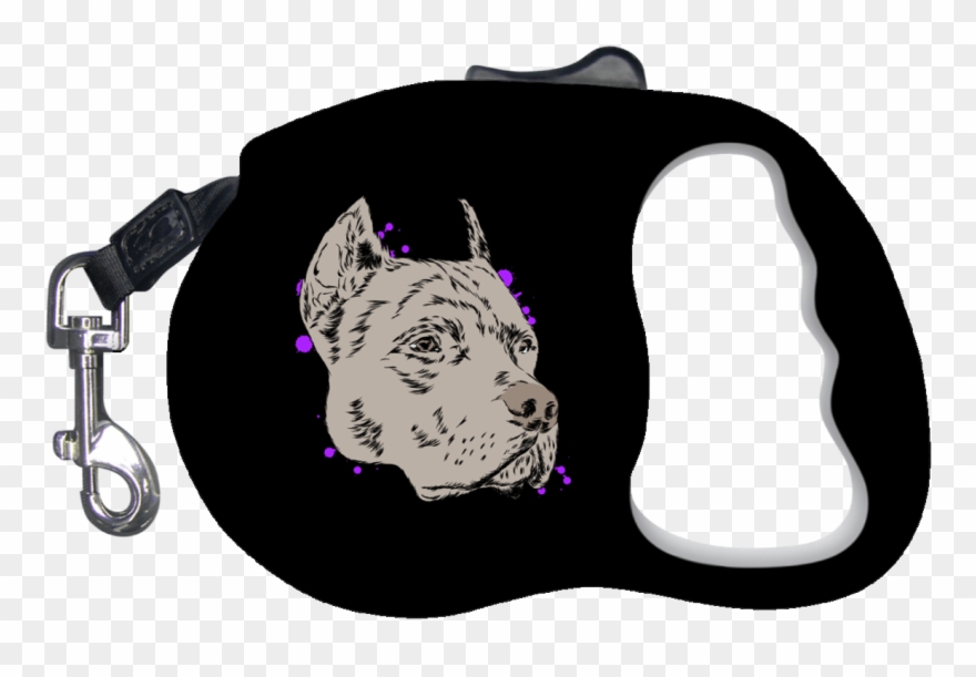 Pit Bull Retractable Dog Leash - Leash Clipart