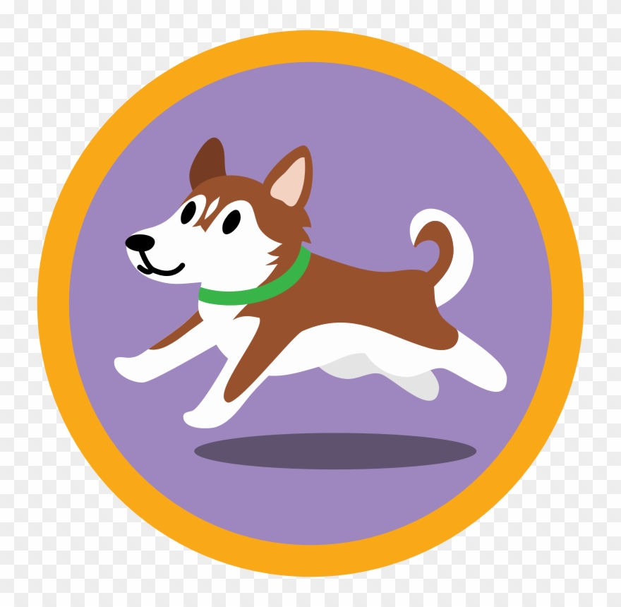 Come Badge - Pembroke Welsh Corgi Clipart