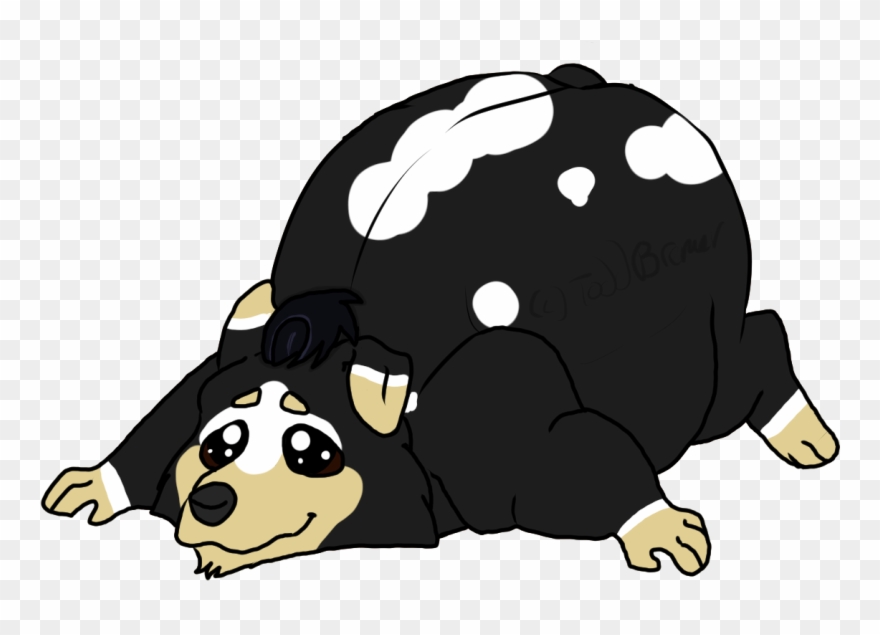 Happy Not Hungry - Cartoon Clipart