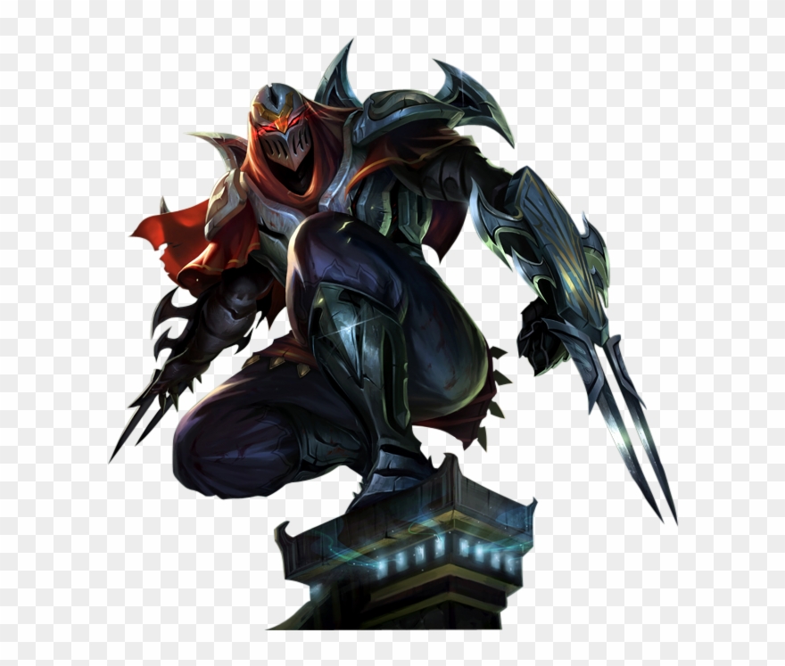 Zed The Master Of Shadows Png Transparent Images - League Of Legends Png Clipart