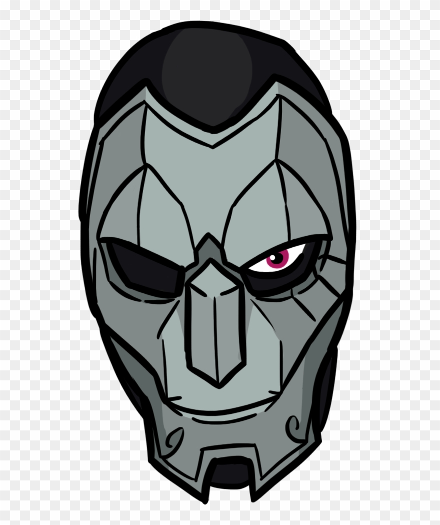 Jhin From League Of Legends Graphic Design Art, League - Jhin Mask Png Clipart
